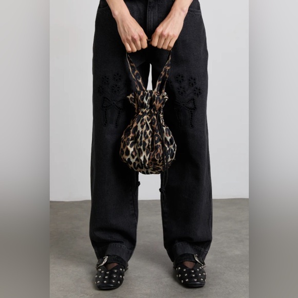 Damson Madder Handbags - NWT Damson Madder Leopard Pouch Bag